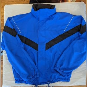 Vintage Road Runner Sports windbreaker with hidden detachable hood. Men's L